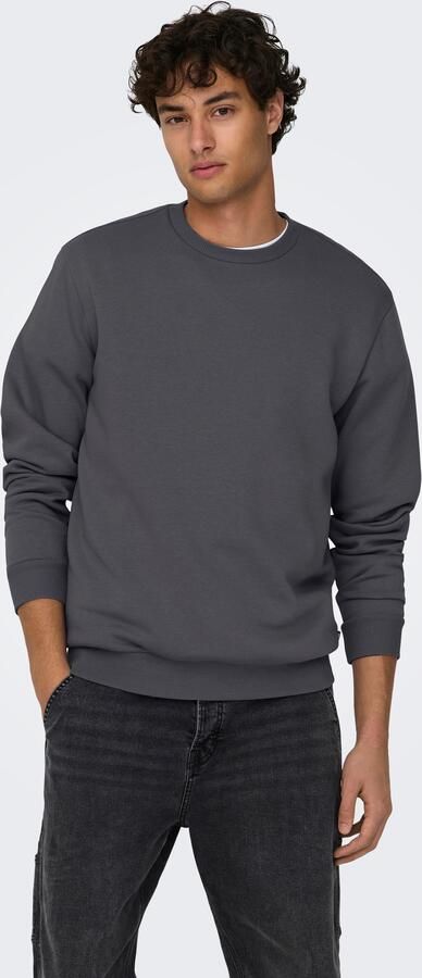 Only & Sons Regular fit sweatshirt van katoenmix model 'CERES' - Foto 3