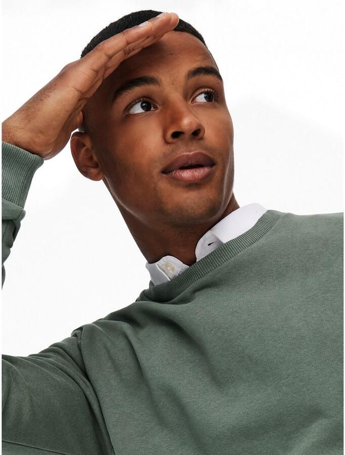 Only & Sons Sweatshirt met ronde hals model 'Ceres' - Foto 3