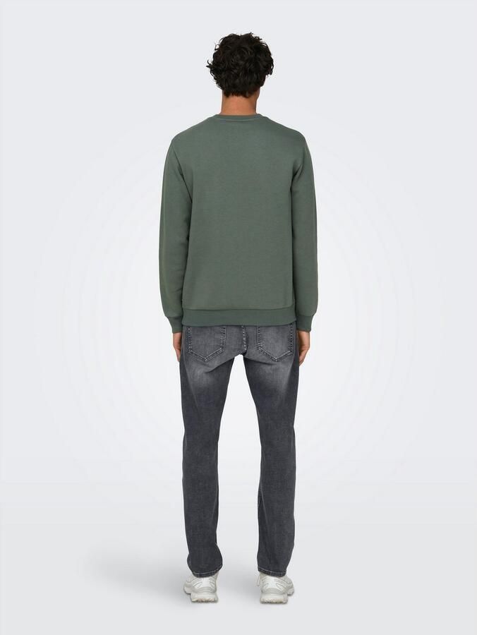 Only & Sons Sweatshirt met ronde hals model 'Ceres' - Foto 6
