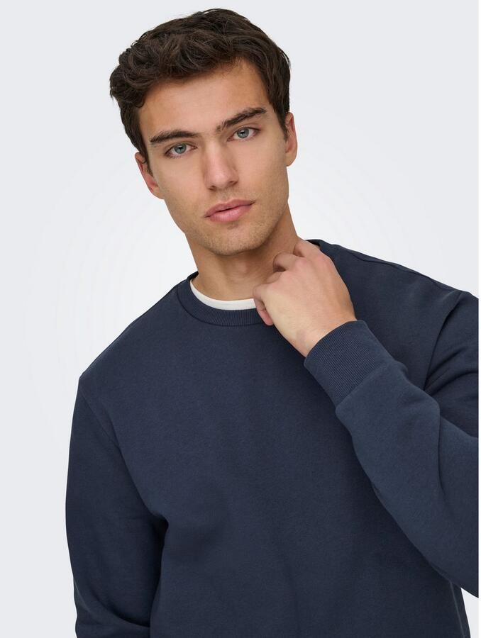 Only & Sons Regular fit sweatshirt van katoenmix model 'CERES' - Foto 3