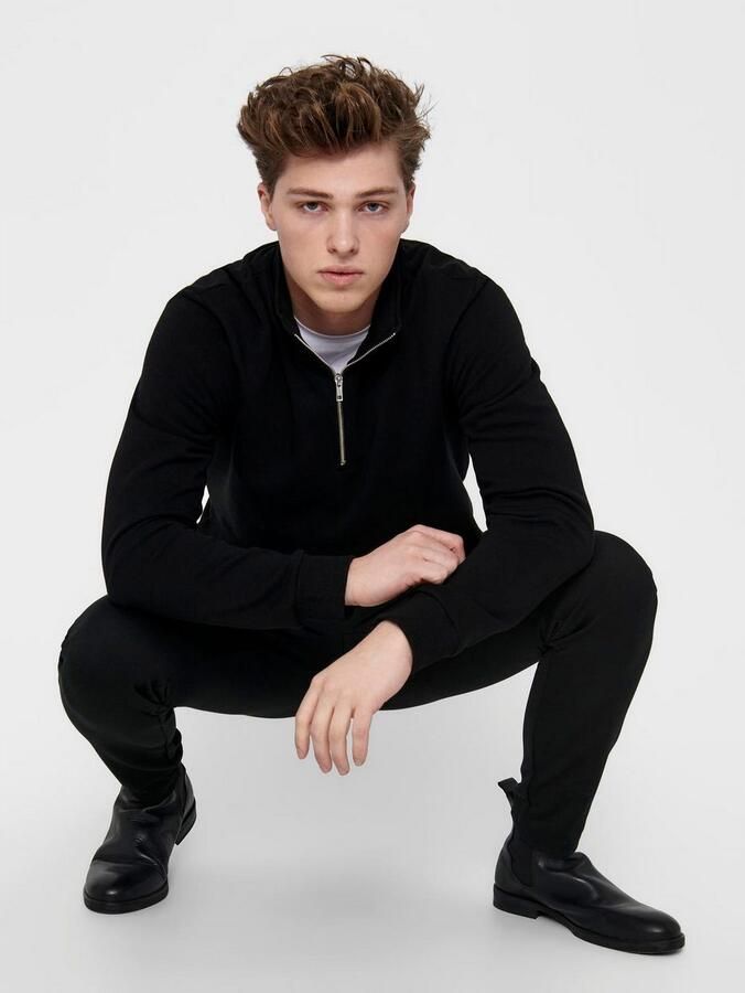 Only & Sons Regular fit schipperstrui van katoenmix model 'CERES' - Foto 4