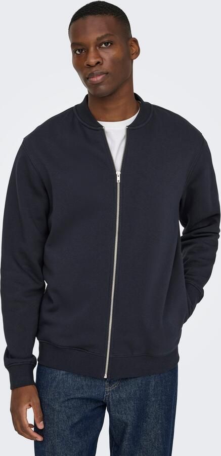 Only & Sons Regular fit sweatjack van katoenmix model 'CERES' - Foto 6