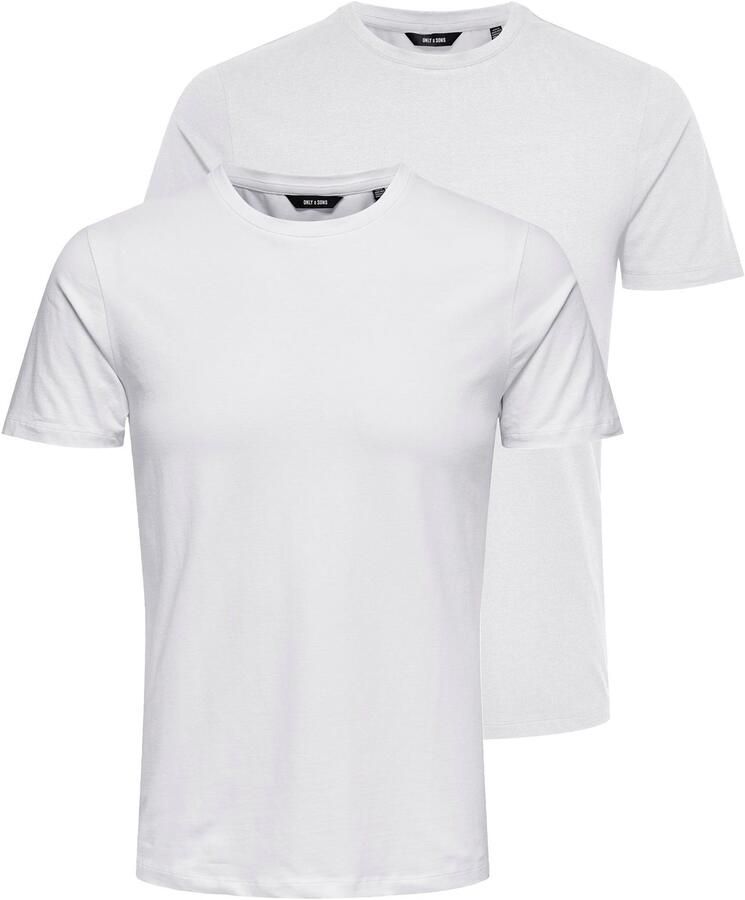 ONLY & SONS T-shirt ONSBASIC SLIM O-NECK 2-PACK NOOS (set 2-delig) - Foto 10