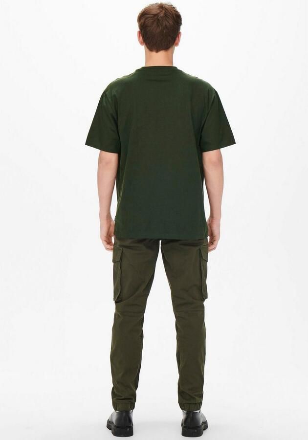 Only & Sons Onsfred RLX SS TEE Noos Rosin Groen | Freewear Groen Heren - Foto 2