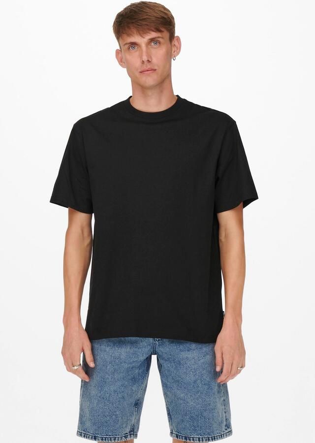 Only & Sons Heren Relax T-Shirt Korte Mouwen Black Heren - Foto 8