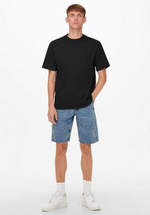 Only & Sons Heren Relax T-Shirt Korte Mouwen Black Heren - Foto 7