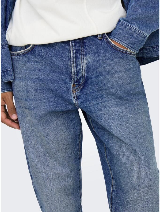 ONLY & SONS Tapered jeans ONSYOKE TAPERED MB 9360 DOT DNM NOOS - Foto 3