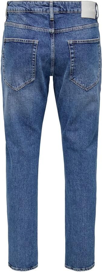 Only & Sons Regular fit jeans van een mix van katoen en wol model 'YOKE' - Foto 6