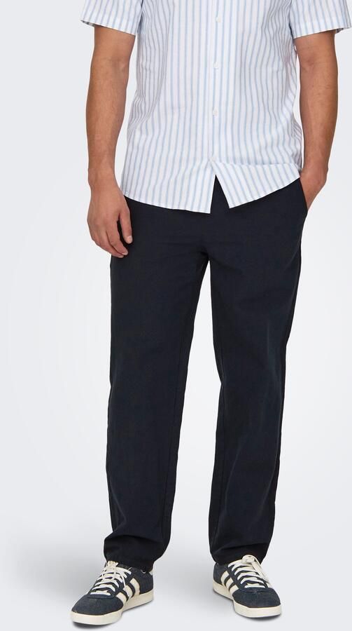 ONLY & SONS Trainingsbroek ONSSINUS LOOSE 0007 COT LIN PANT NOOS - Foto 6