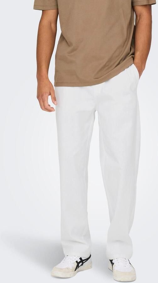 ONLY & SONS Trainingsbroek ONSSINUS LOOSE 0007 COT LIN PANT NOOS - Foto 6