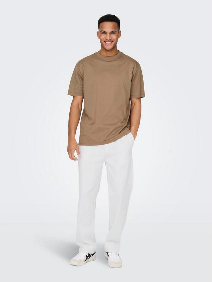 ONLY & SONS Trainingsbroek ONSSINUS LOOSE 0007 COT LIN PANT NOOS - Foto 3