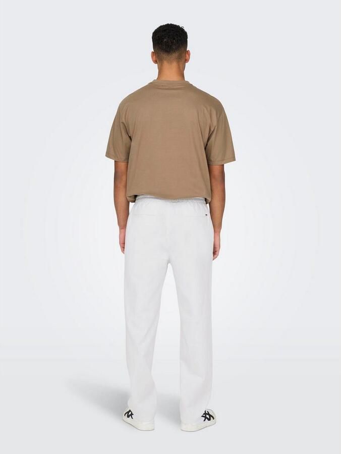ONLY & SONS Trainingsbroek ONSSINUS LOOSE 0007 COT LIN PANT NOOS - Foto 4