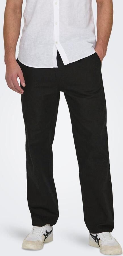 ONLY & SONS Trainingsbroek ONSSINUS LOOSE 0007 COT LIN PANT NOOS - Foto 6
