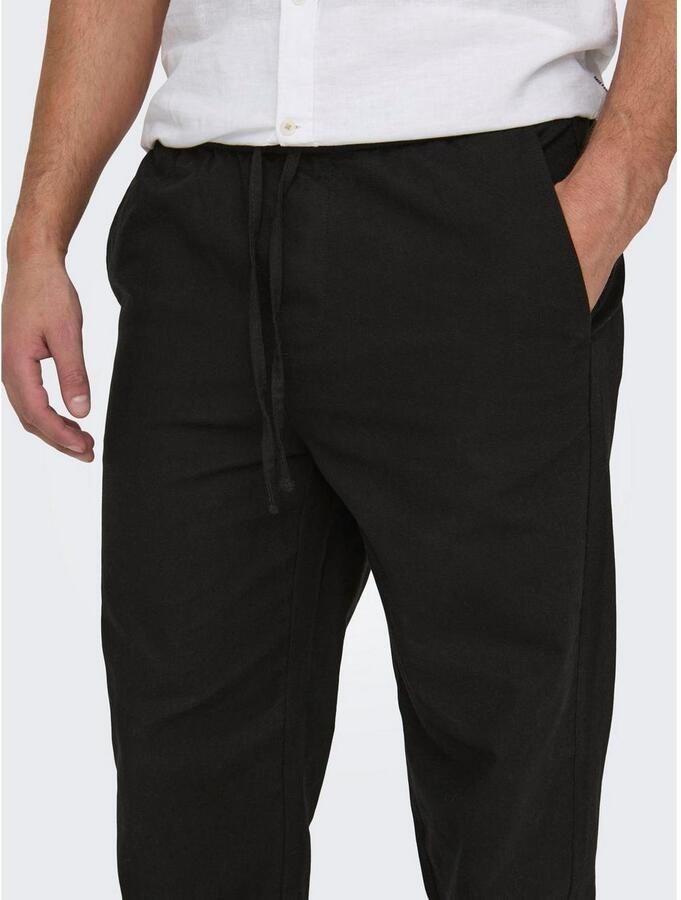 ONLY & SONS Trainingsbroek ONSSINUS LOOSE 0007 COT LIN PANT NOOS - Foto 3