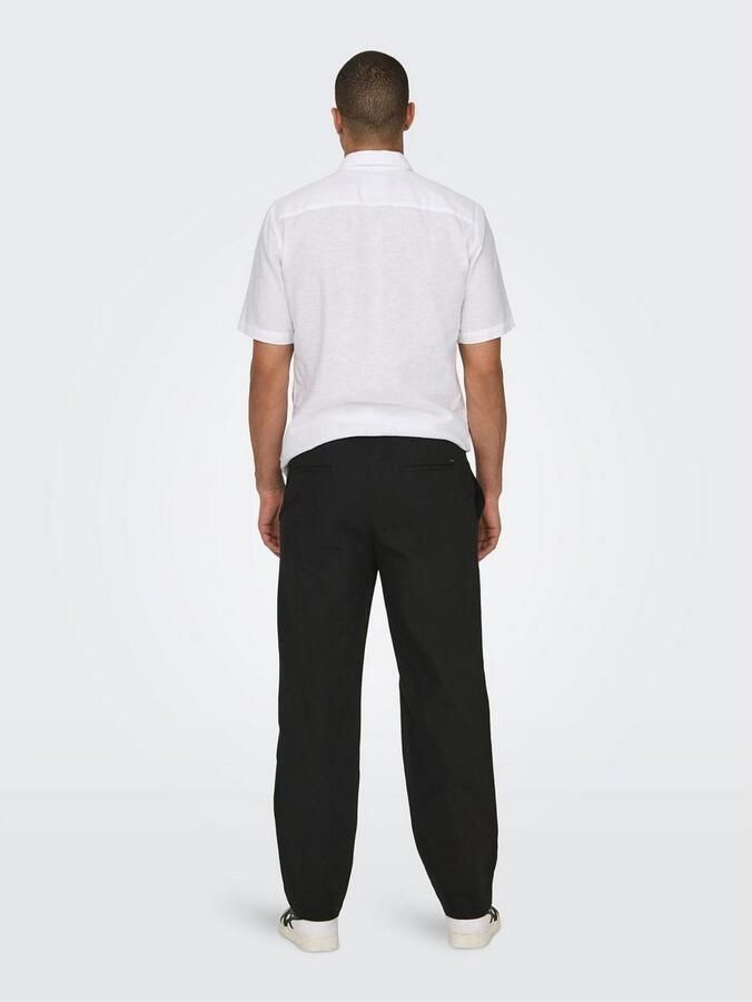 ONLY & SONS Trainingsbroek ONSSINUS LOOSE 0007 COT LIN PANT NOOS - Foto 5