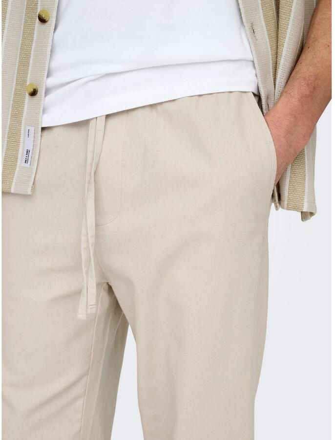 ONLY & SONS Trainingsbroek ONSSINUS LOOSE 0007 COT LIN PANT NOOS - Foto 2