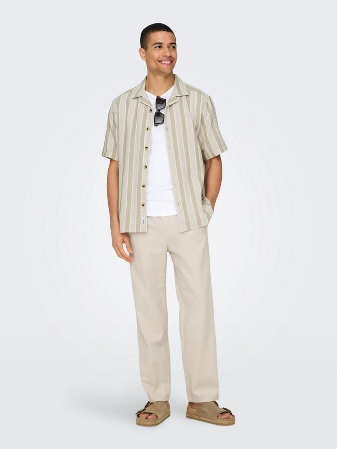 ONLY & SONS Trainingsbroek ONSSINUS LOOSE 0007 COT LIN PANT NOOS - Foto 6