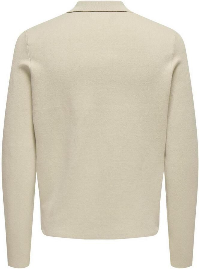 ONLY & SONS Trui met polokraag ONSCOOPER REG LS 12 HALF ZIP POLO - Foto 5