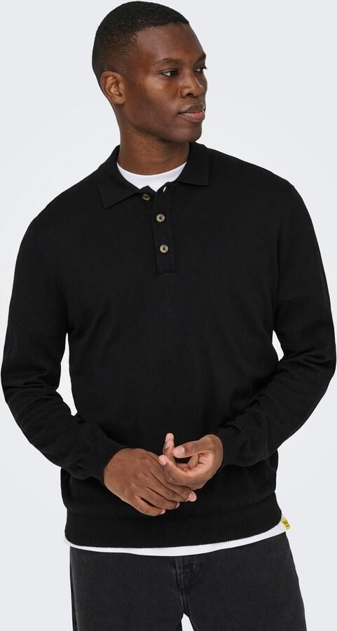 ONLY & SONS Trui met polokraag ONSLOUI REG 12 LS MEL POLO KNIT - Foto 5