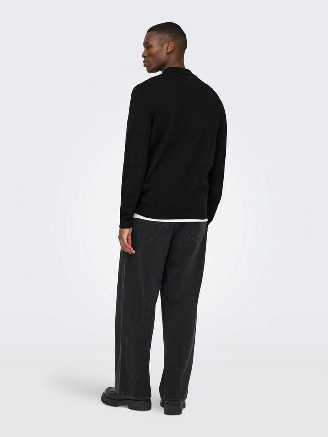 ONLY & SONS Trui met polokraag ONSLOUI REG 12 LS MEL POLO KNIT - Foto 4
