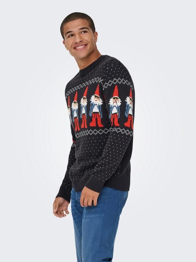 ONLY & SONS Trui met ronde hals ONSX-MAX REG CREW KNIT - Foto 2