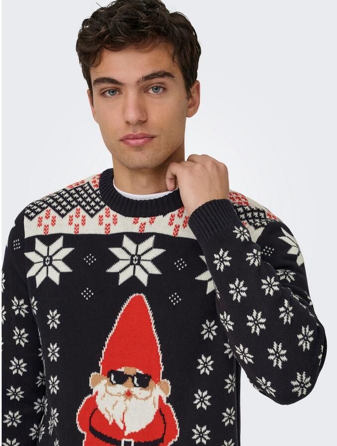 ONLY & SONS Trui met ronde hals ONSX-MAX REG CREW KNIT - Foto 2