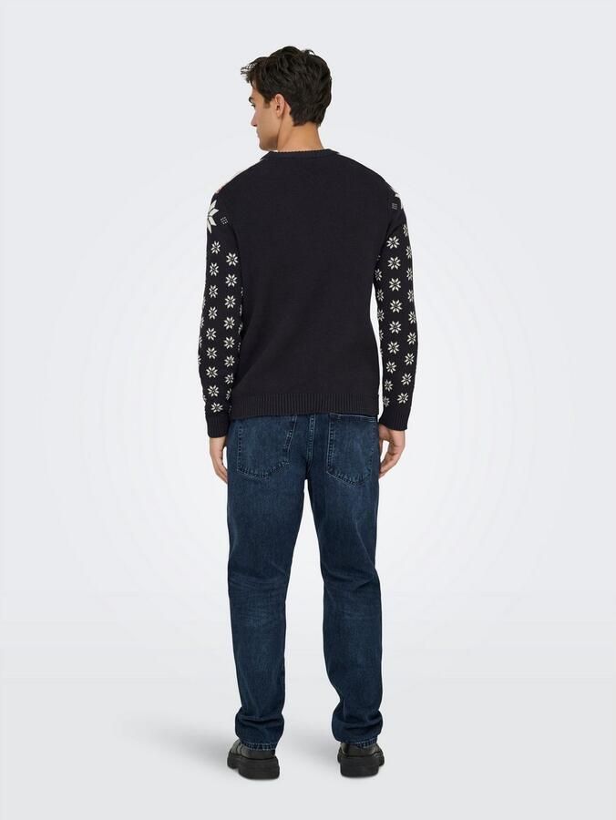 ONLY & SONS Trui met ronde hals ONSX-MAX REG CREW KNIT - Foto 4
