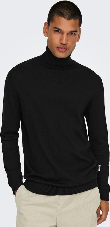 ONLY & SONS Trui met staande kraag ONSLOUI REG 12 MEL ROLL KNIT NOOS - Foto 7