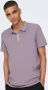 ONLY & SONS slim fit polo ONSTRAVIS purple ash - Thumbnail 2