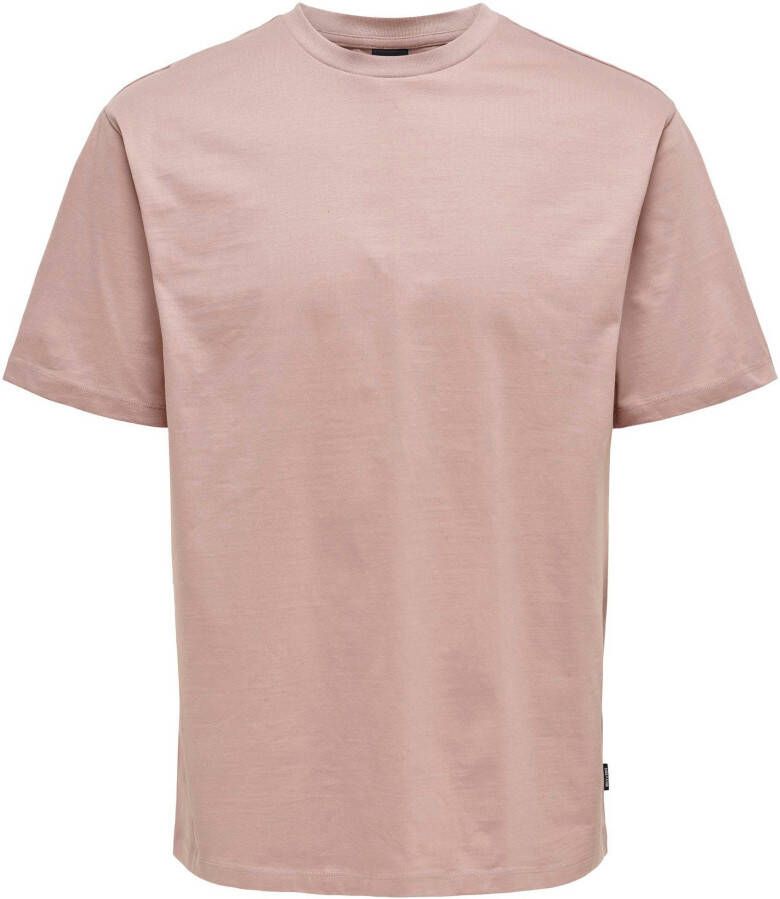 ONLY & SONS regular fit T-shirt ONSFRED woodrose