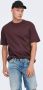 Only & Sons Fudge Onsfred RLX SS TEE Noos | Freewear Bruin Brown Heren - Thumbnail 2