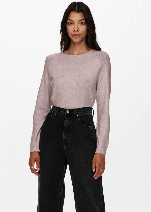 Only Gebreide trui ONLRICA LIFE L S PULLOVER KNT NOOS