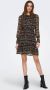 Only Gedessineerde jurk ONLISLA L S SMOCK DRESS PTM met volant - Thumbnail 1