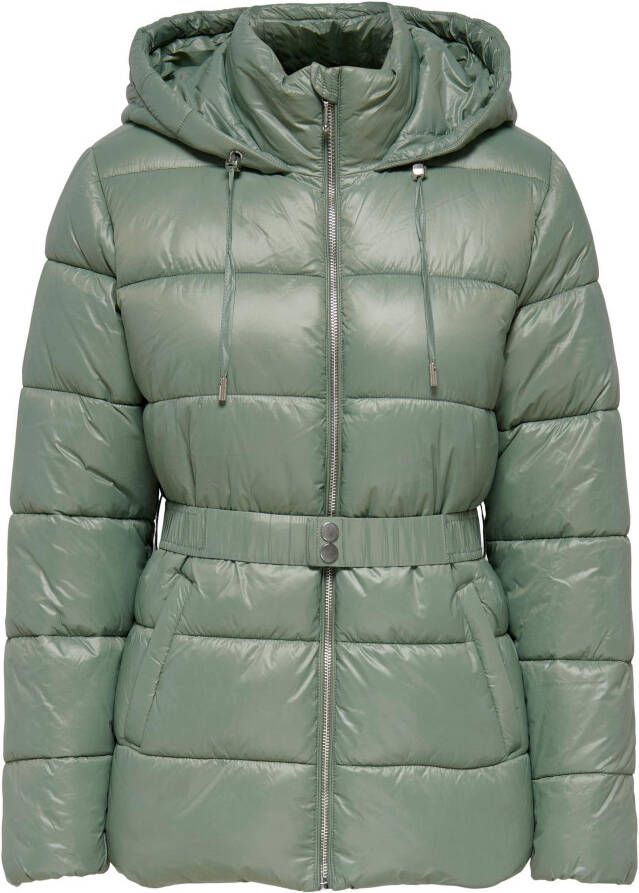 Only Gewatteerde jas ONLSCARLETT QULTED BELTED JACKET CC OTW