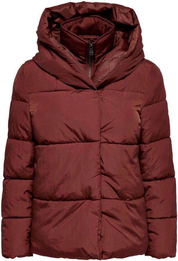 Only Gewatteerde jas ONLSYDNEY SARA PUFFER JACKET met een grote capuchon