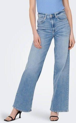 Only High-waist jeans ONLMADISON BLUSH HW WIDE DNM CRO371 NOOS