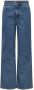 ONLY high waist wide leg jeans ONLCAMILLE medium blue denim - Thumbnail 2