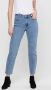 ONLY cropped high waist straight fit jeans ONLEMILY blue light denim - Thumbnail 2
