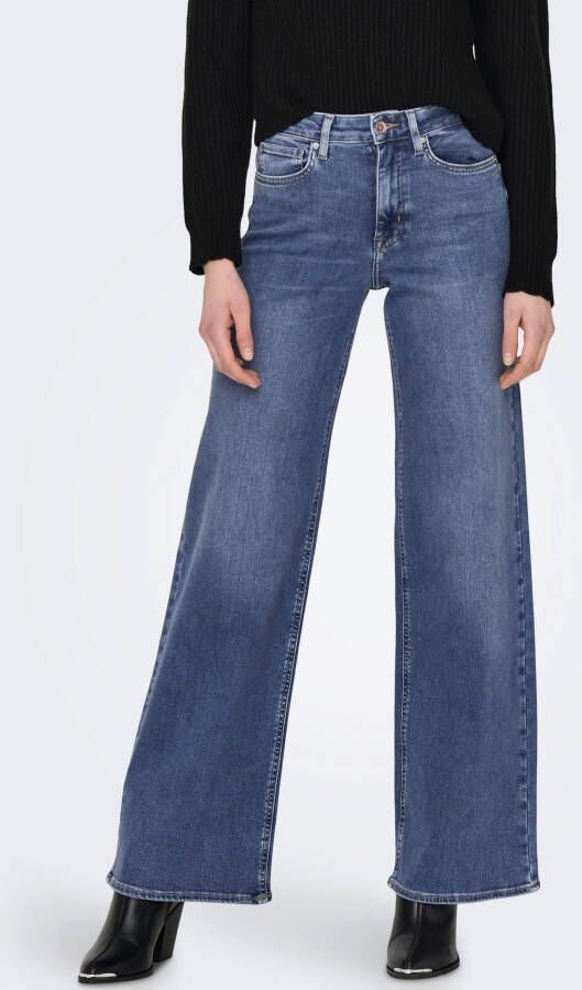 Only High-waist jeans ONLMADISON BLUSH HW WIDE DNM CRO372 NOOS