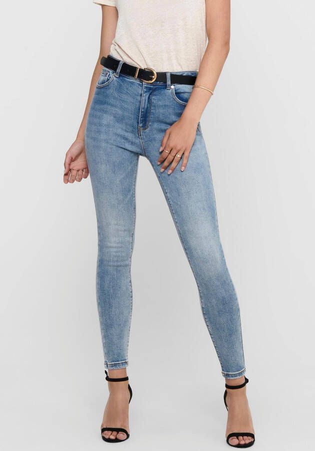 ONLY high waist skinny jeans ONLMILA light blue denim - Foto 4