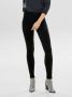 Only Zwarte effen jeans met ritssluiting en knoopsluiting Black Dames - Thumbnail 4