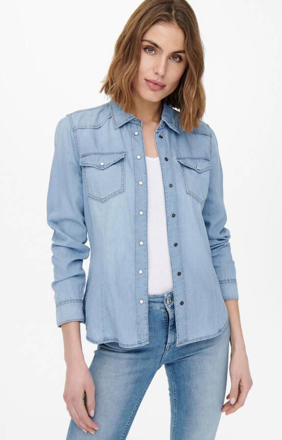 Only Jeansblouse ONLROCK IT DNM LS SHIRT NOOS