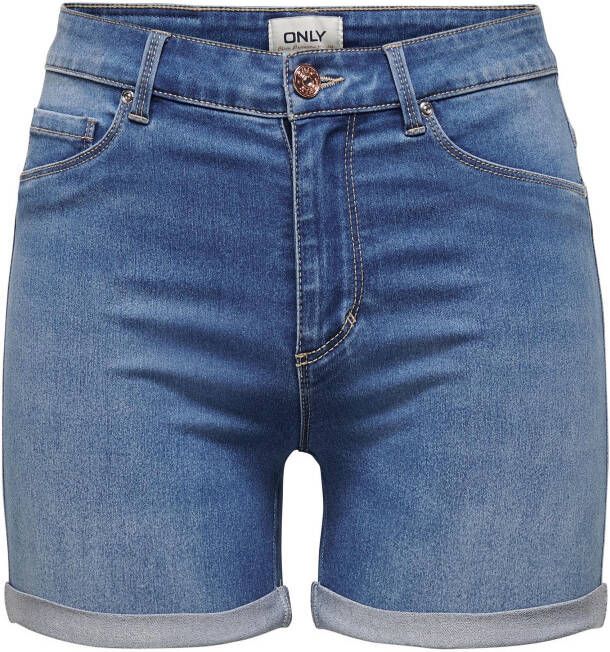 ONLY regular fit denim short ONLROYAL medium blue denim