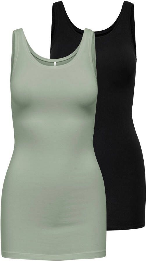 Only Tanktop ONLLIVE LOVE NEW LONG TT 2PACK NOOS (Set van 2)