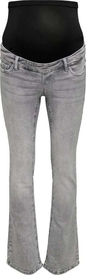 ONLY MATERNITY high waist zwangerschapskleding flared jeans grey denim - Foto 4