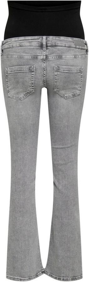 ONLY MATERNITY high waist zwangerschapskleding flared jeans grey denim - Foto 3