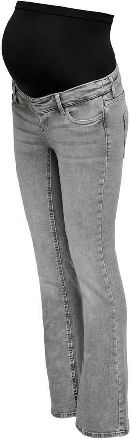 ONLY MATERNITY high waist zwangerschapskleding flared jeans grey denim - Foto 5