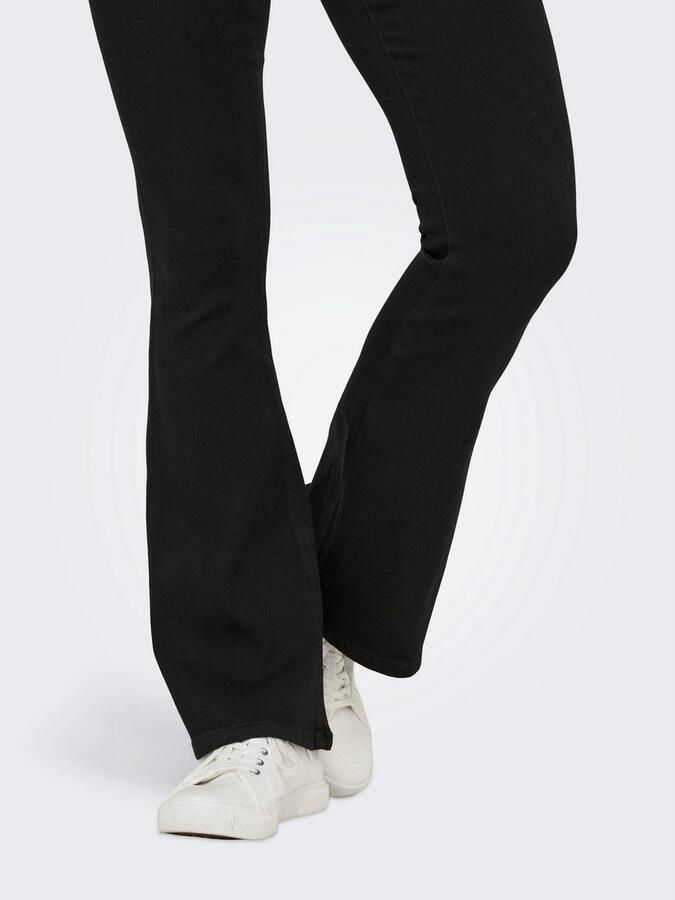 ONLY MATERNITY low waist zwangerschapskleding flared jeans black denim - Foto 4