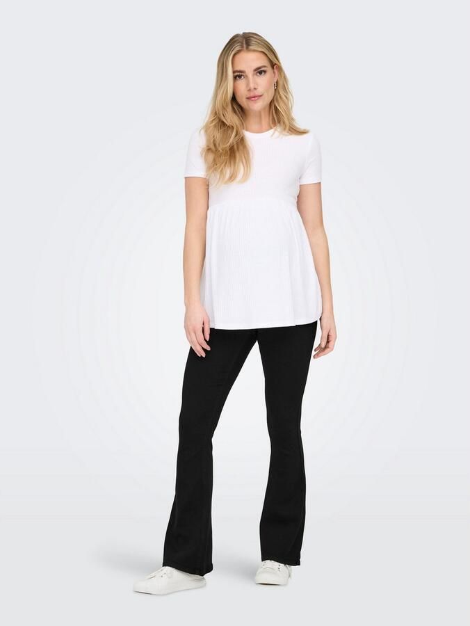ONLY MATERNITY low waist zwangerschapskleding flared jeans black denim - Foto 2