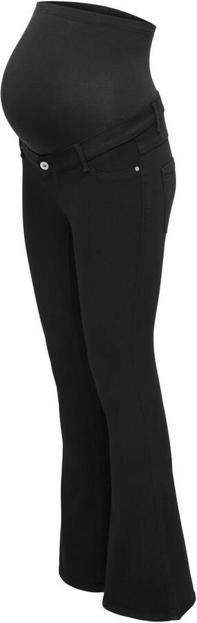 ONLY MATERNITY low waist zwangerschapskleding flared jeans black denim - Foto 5